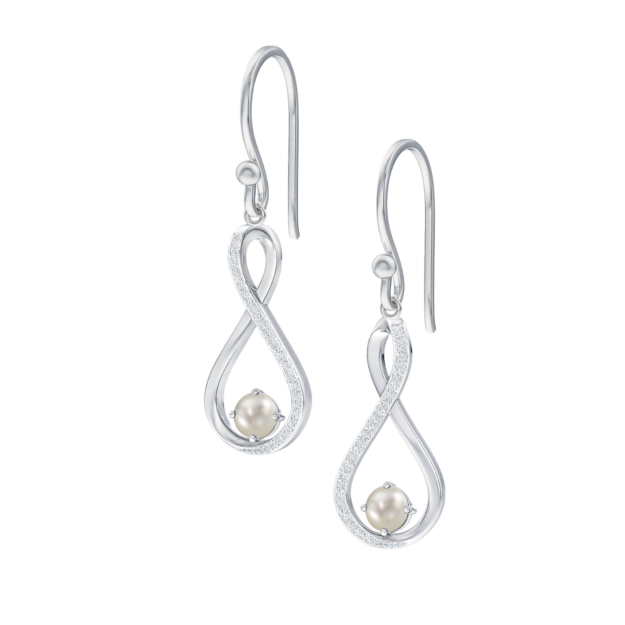 Birthstone and Diamond Earrings 5200 0056 f june