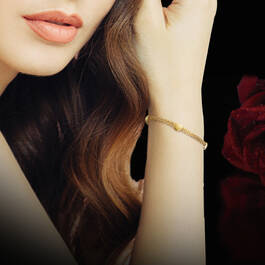 Embraced by Love 14kt Gold Bracelet 6355 0016 m model