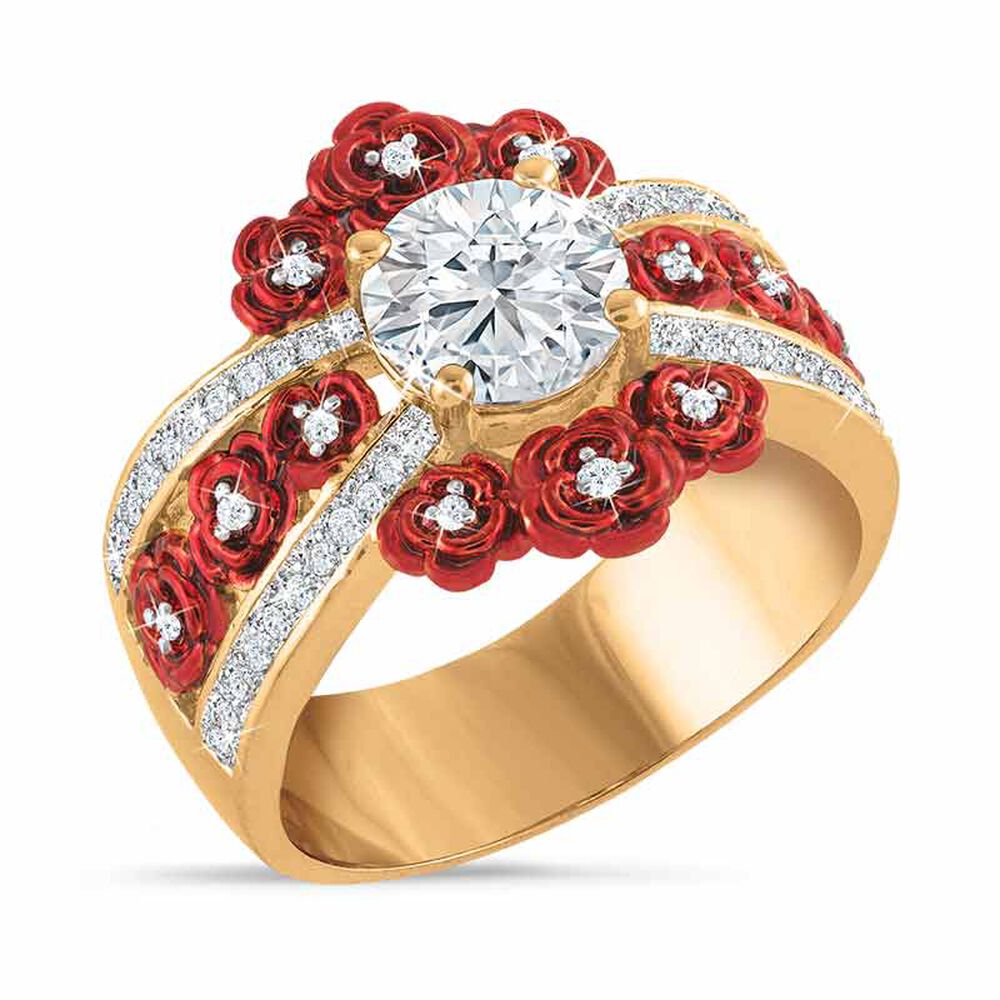 A Bouquet Of Roses Diamond Ring A Bouquet Of Roses Diamond Ring