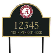 The College Personalized Address Plaque 5716 0384 b Alabama