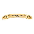 Freedom Isnt Free US Army Diamond Patriot Bracelet 5958 0258 b reverse