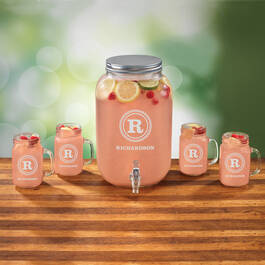 The Personalized Mason Jar Dispenser Set 10585 0010 c jarset