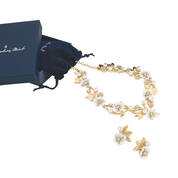 The Floral Majesty Necklace Earrings 11441 0012 g gift box