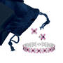 Cherry Blossom Crystal Bracelet with FREE Matching Earrings 11989 0010 i giftpouch