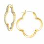 The Dazzling Diamond Quatrefoil Hoops 6232 001 5 1
