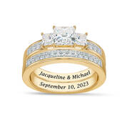 Forever Diamond Anniversary Ring Set 11662 0014 a main