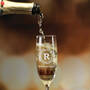 The Personalized Champagne Flutes 10036 0031 c pouring champagne