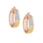 Copper Radiance Hoop Earrings 10531 00155 a main