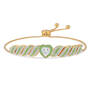 Personalized Everlasting Love Birthstone Bracelet 10674 0012 h august