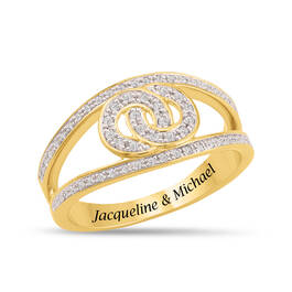 Personalized The Love of a Lifetime Marriage Symbol Ring 12077 0011 a main