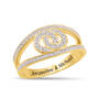Personalized The Love of a Lifetime Marriage Symbol Ring 12077 0011 a main