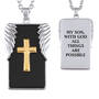 Strength and Protection For My Son Diamond and Onyx Pendant 6780 001 1 1