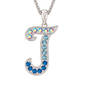 Blue Wave Initial Pendant, Blue Wave Initial Pendant 11569 0018 c intial