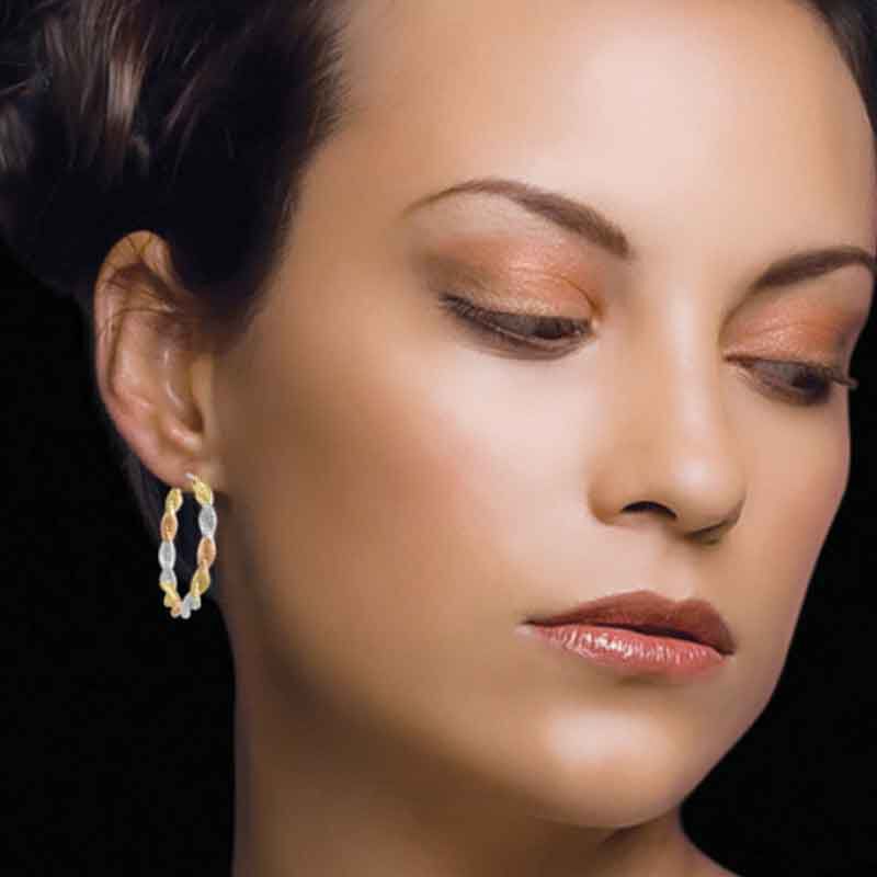 Shebas Desire Copper Hoop Earrings 1708 001 1 3