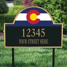 The Colorado Personalized Address Plaque 1073 008 3 2