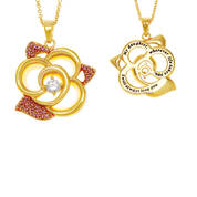 Always in Bloom Daughter Pendant with FREE Matching Earrings 11962 0011 b pendant