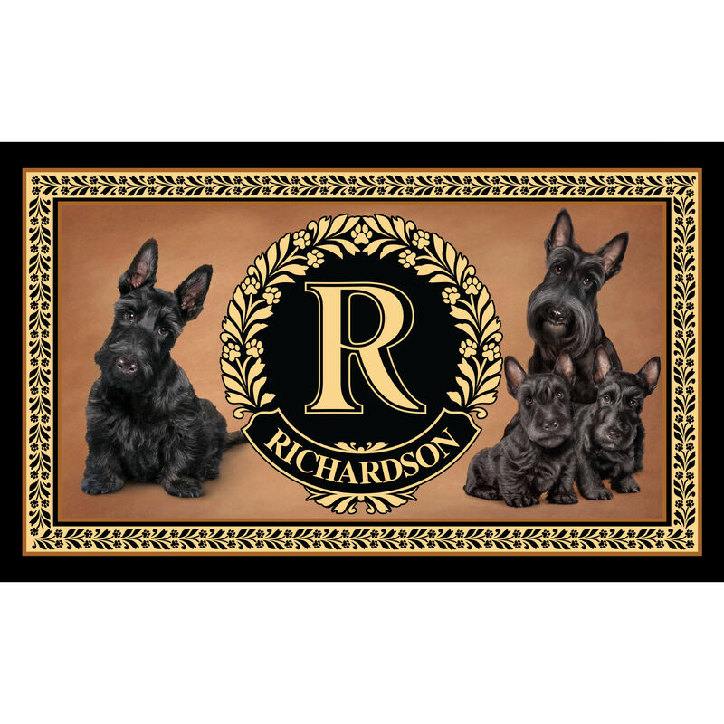 The Dog Accent Rug 6859 0033 a Scottish Terrier