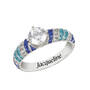 Seasonal Swirl Ring Collection 11778 0015 c silver