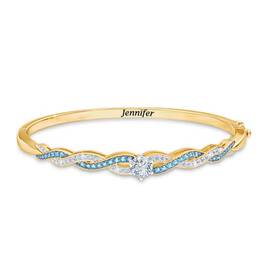 Birthstone Swirl Bracelet 5821 001 4 12