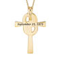 Our Marriage is a Blessing Anniversary Cross Pendant 11482 0012 c back