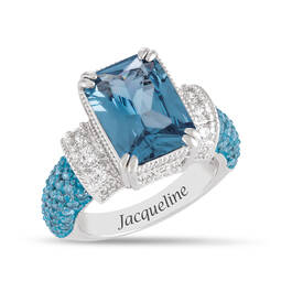 Personalized Sparkling Statement Ring 11842 0017 l december