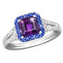 Amethyst Tanzanite and Diamond Ring 11647 0733 a main