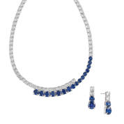 Royal Blue Statement Necklace with FREE Matching Earrings 11995 0012 a main