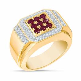 Birthstone Distinction Mens Ring 4993 001 9 1