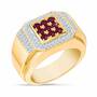 Birthstone Distinction Mens Ring 4993 001 9 1
