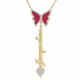 Personalized Birthstone Butterfly Necklace 6727 001 7 1