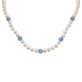 Bedazzled with Birthstones Pearl Necklace 5106 001 0 12
