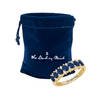 Genuine Blue Sapphire Birthstone Ring, Genuine Birthstone Ring 12394 0090 b giftpouch