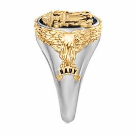Personalized Navy Eagle Ring 1835 001 7 4