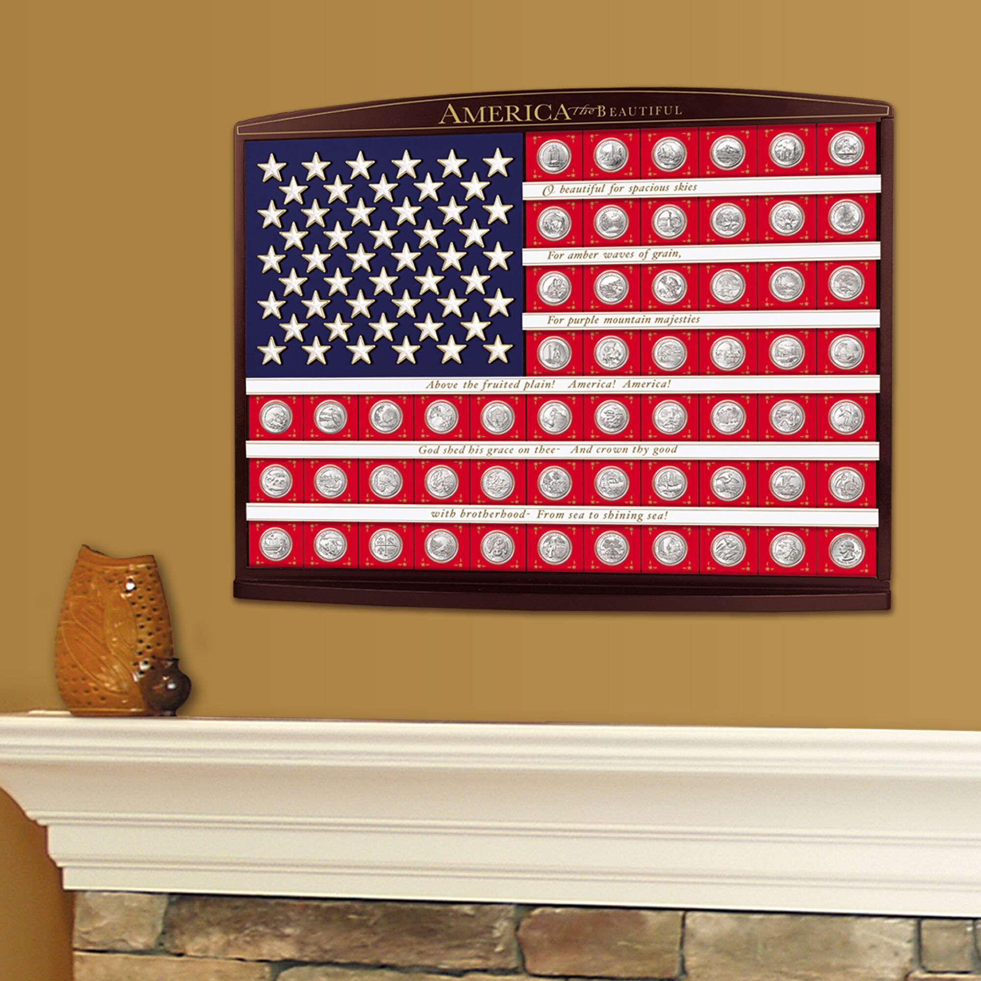 Land of the Free State Quarters Flag 5181 0059 m room