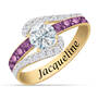 Personalized Birthstone Splendor Ring 10385 0012 b february