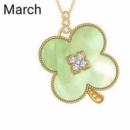 Mother of Pearl Monthly Pendants 6117 002 3 3