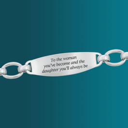 For My Daughter Personalized Diamond Bracelet 4085 001 8 2