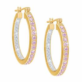 Birthstone Diamond Hoop Earrings 9692 013 7 6