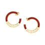 Custom Birthstone Hoops 11963 0010 g july