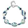The Blue Wave Murano Bracelet 11150 0013 a main