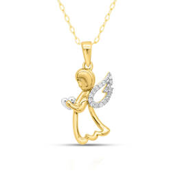 Diamond Angel Pendant 11142 0295 a main