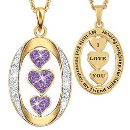 My Daughter I Love You Diamond Pendant 1136 001 3 2