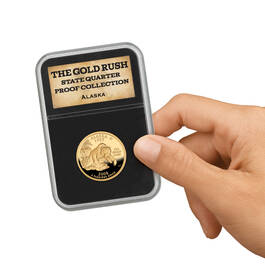 Gold Rush State Quarter Clad Proof collection 11244 0011 e handshot