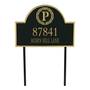 The Monogrammed Address Plaque 5719 001 9 1