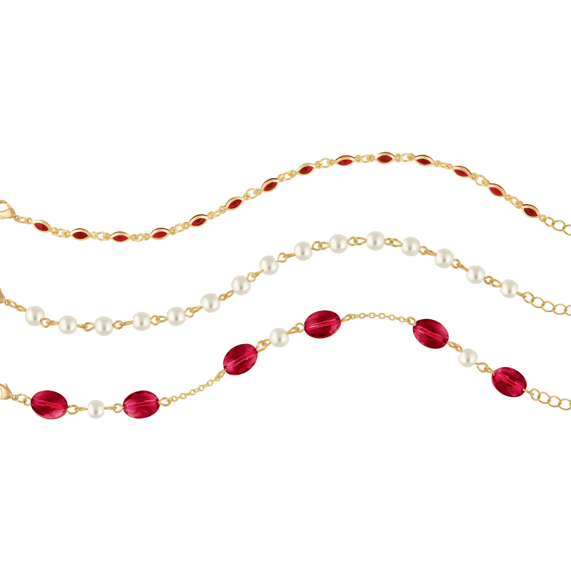 Birthstone Layered Bracelet Set 1478 0100 g july