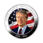 The President Jimmy Carter Silver Bullion Commemorative 11534 0010 b obverse