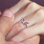 Merry Christmas Personalized Diamond Ring 6070 001 0 3