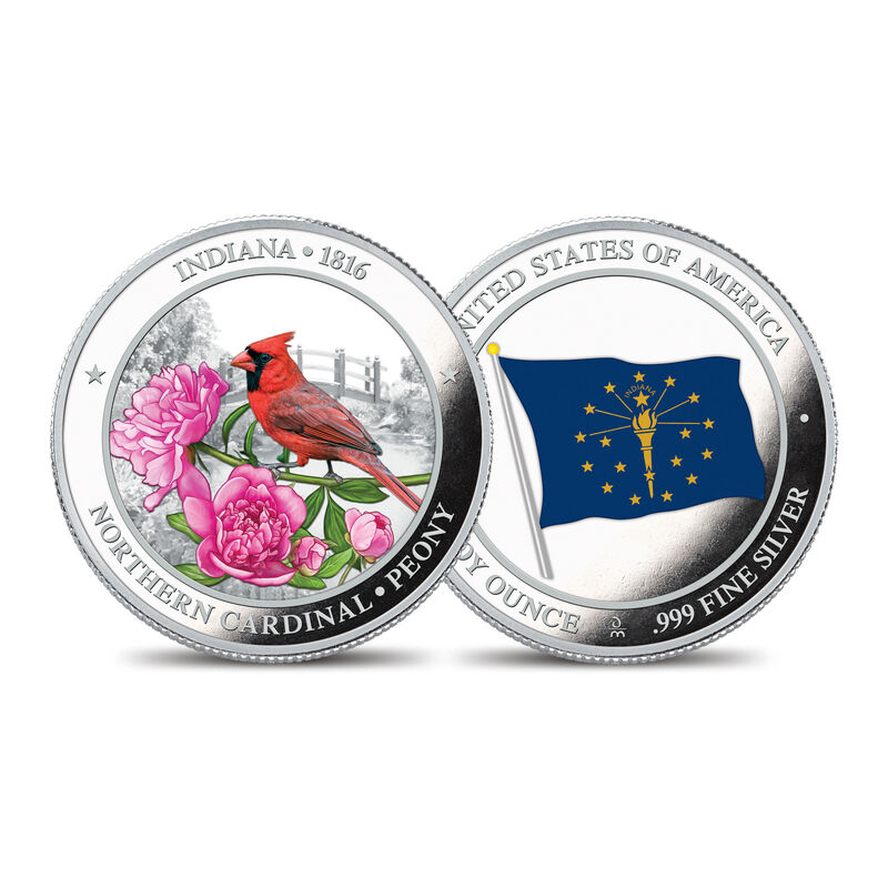 The State Bird and Flower Silver Commemoratives 2167 0088 a commemorativeIN