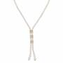 Three Kisses Pearl  Diamond Necklace 6371 001 6 1