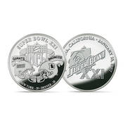 Super Bowl Flip Coin Silver Plated Collection 11732 0127 a Giants21